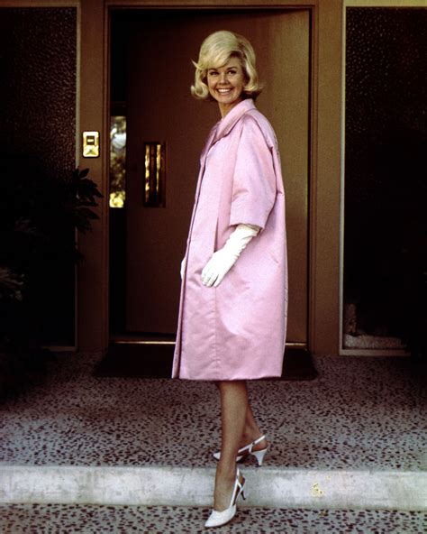 That touch of fashion: Doris Day is every inch a star in Givenchy.